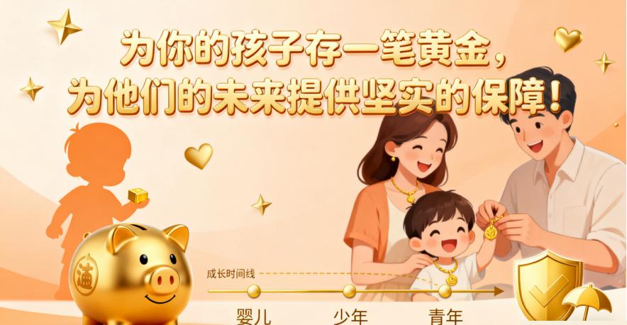 为您的孩子存一笔黄金,为他们的未来提供坚实的保障!